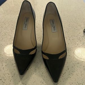 Jimmy Choo size 39 1/2 or US size 9. Patent leather good condition